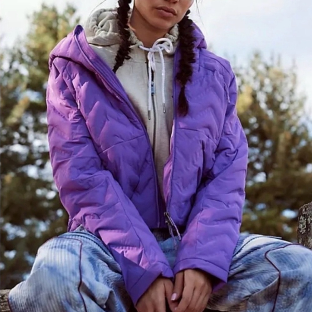 NWT Free People Getting Lost packable puffer